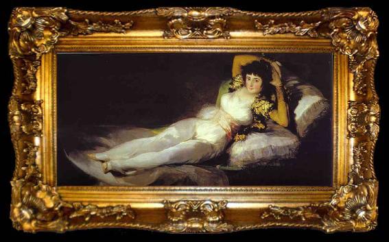 framed  Francisco Jose de Goya The Clothed Maja, ta009-2